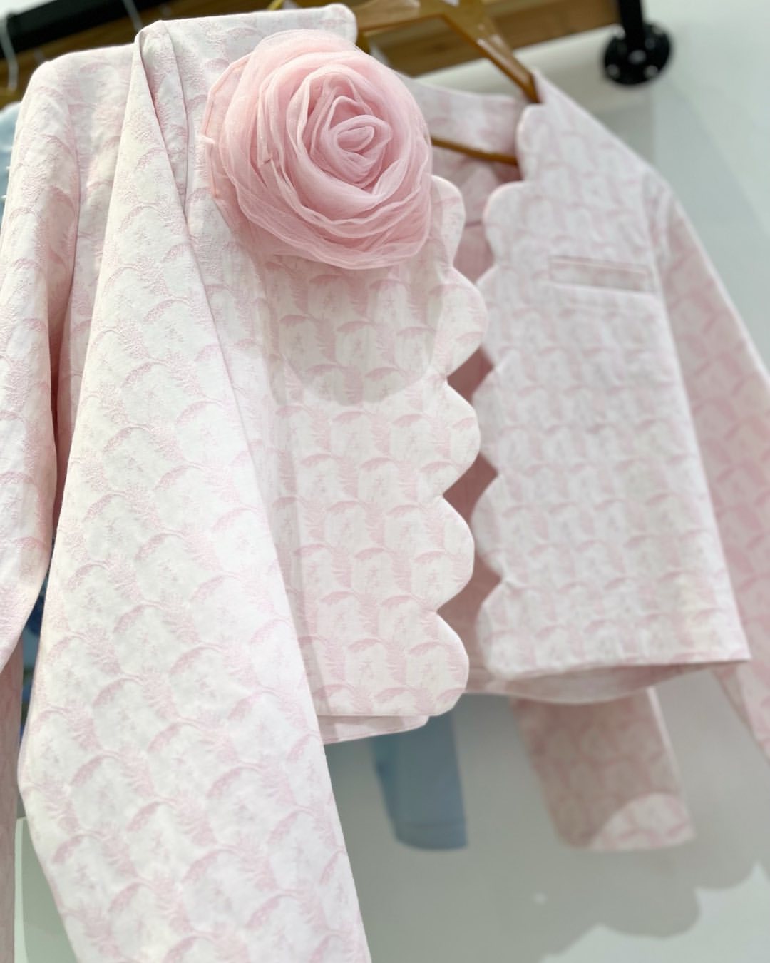 کراپ کت زنانه رز صورتی سایز ۳۸ تا ۴۲